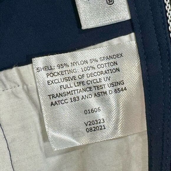 Coolibar Navy Glat Front Performance Pants. UPF 50+. Size 34. - Picture 6 of 8
